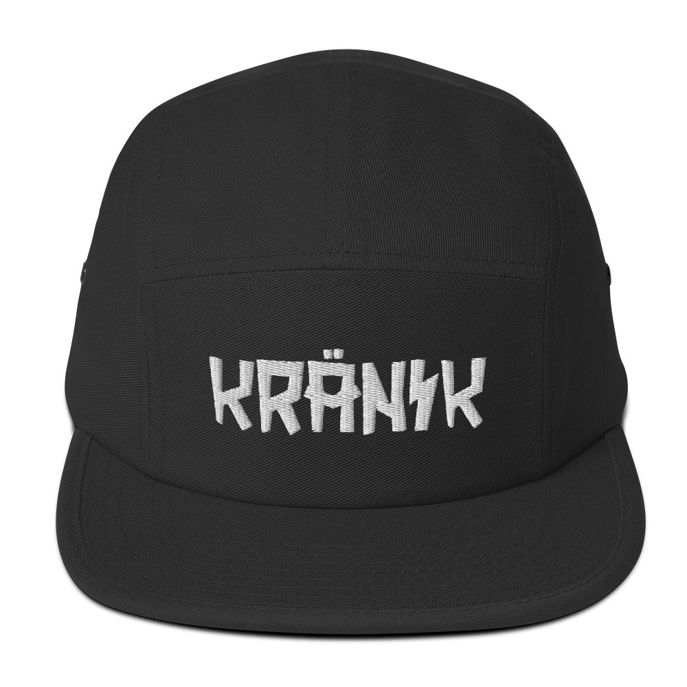 Kranik Brand Hat / Five Panel Cap / White Moto Logo