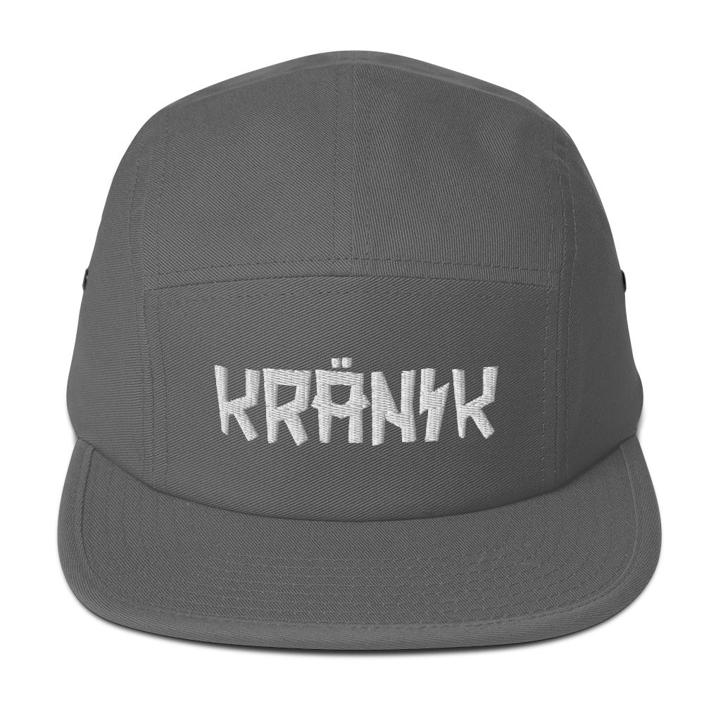 Kranik Brand Hat / Five Panel Cap / White Moto Logo