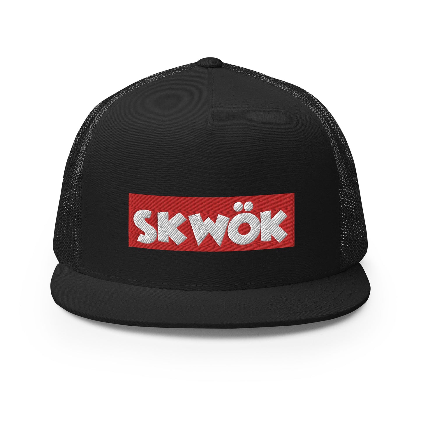 Skwok Brand / Hat / Trucker Cap / Box Logo / Black