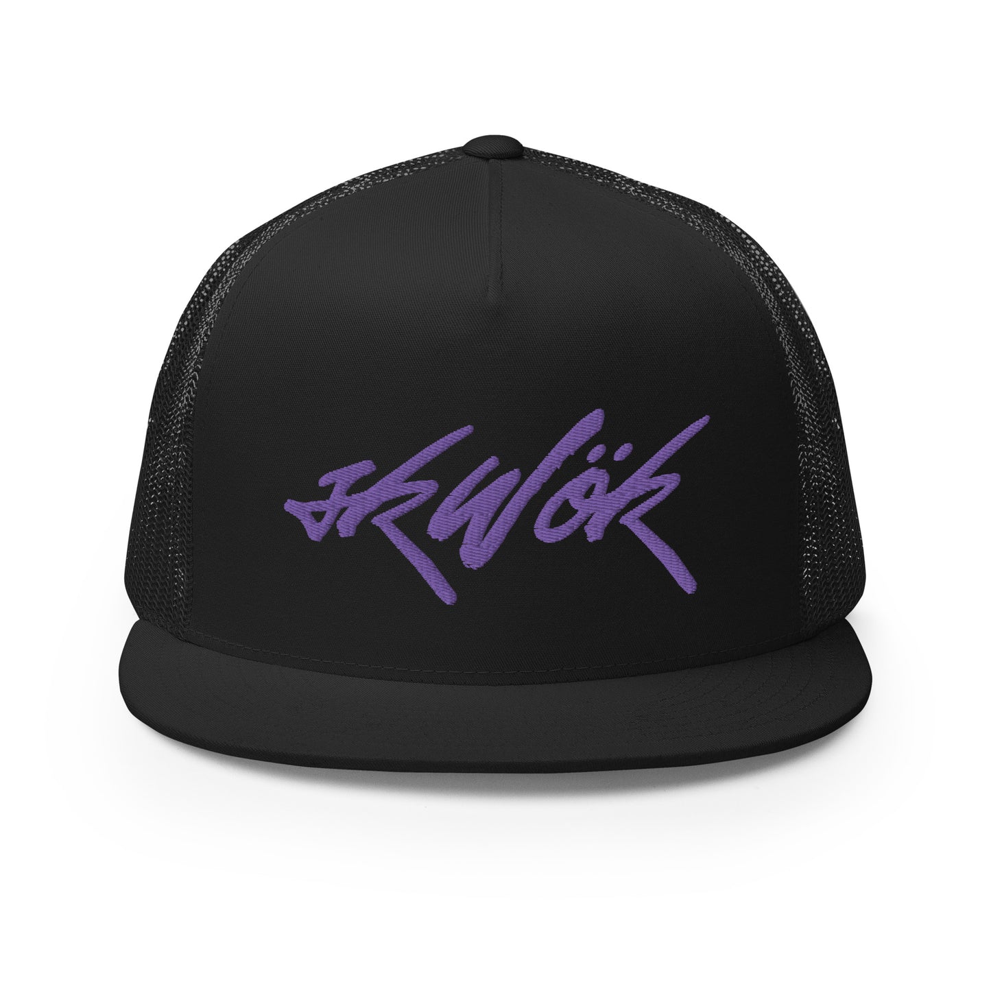 Skwok Brand / Hat / Trucker Cap / Tag Logo / Purple