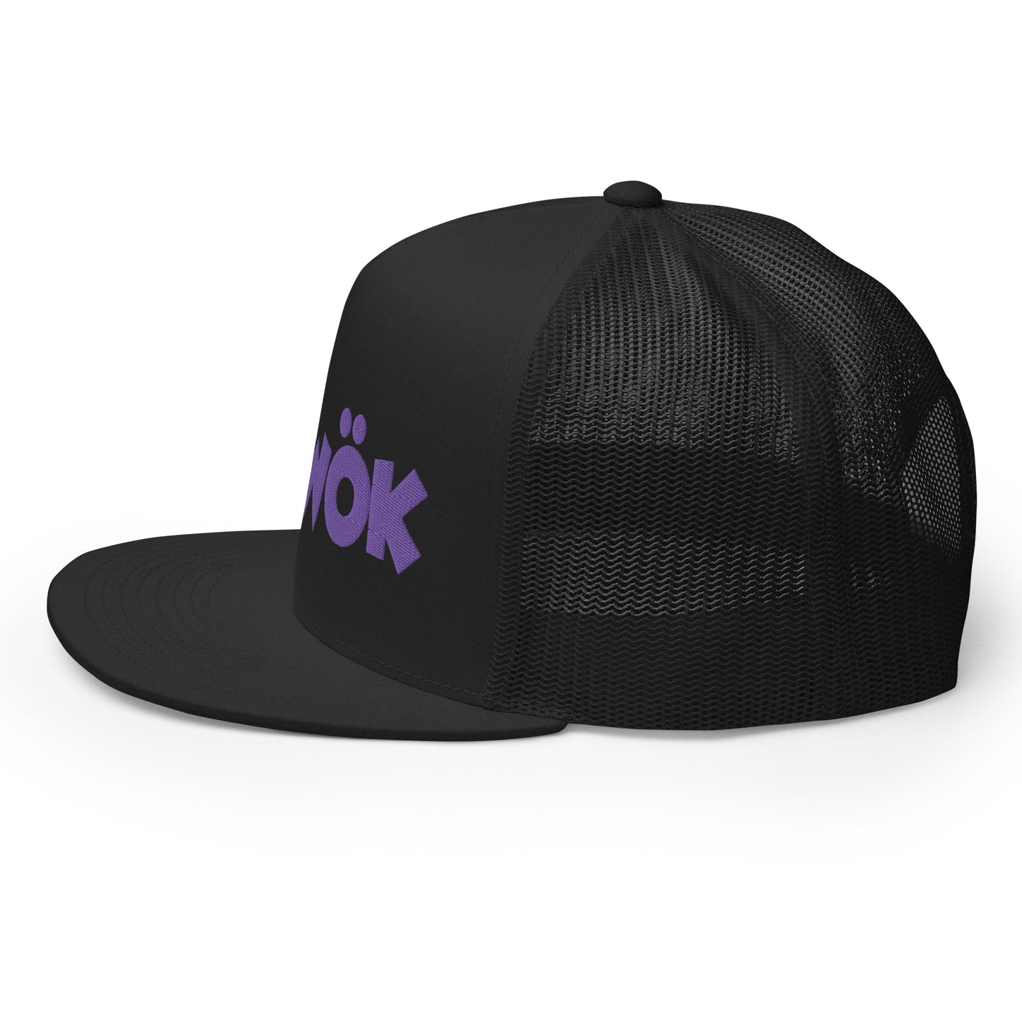 Skwok Brand / Hat / Trucker Cap / OG Logo / 3D Puff / Black / Purple