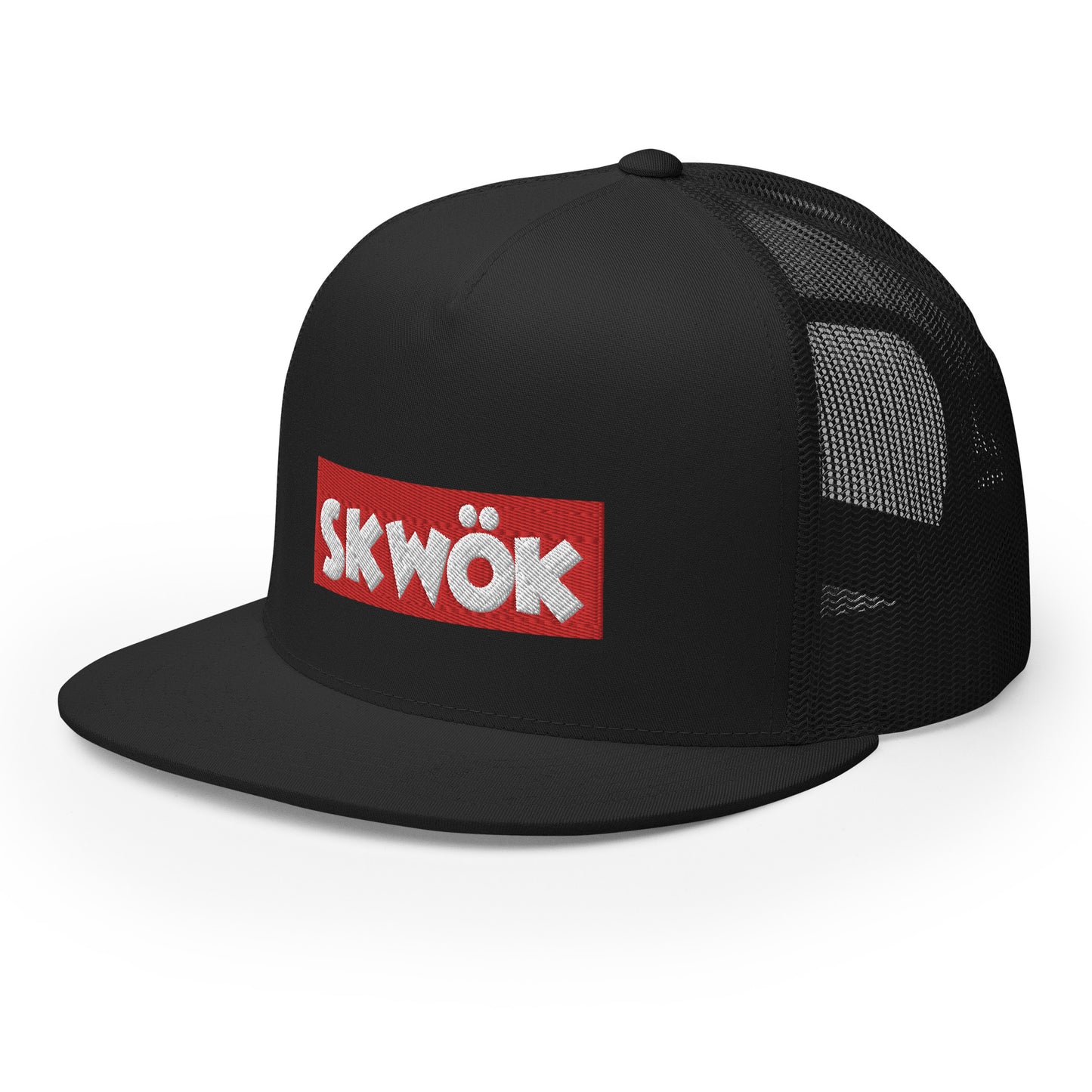 Skwok Brand / Hat / Trucker Cap / Box Logo / Black