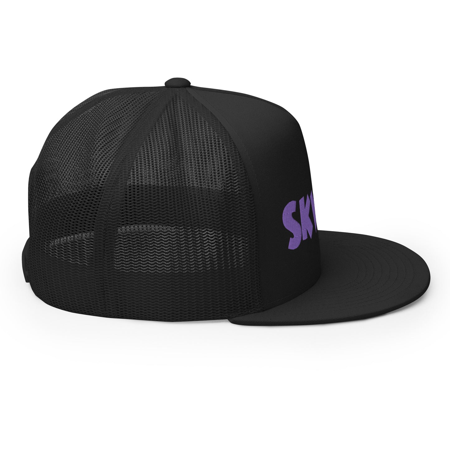 Skwok Brand / Hat / Trucker Cap / OG Logo / 3D Puff / Black / Purple