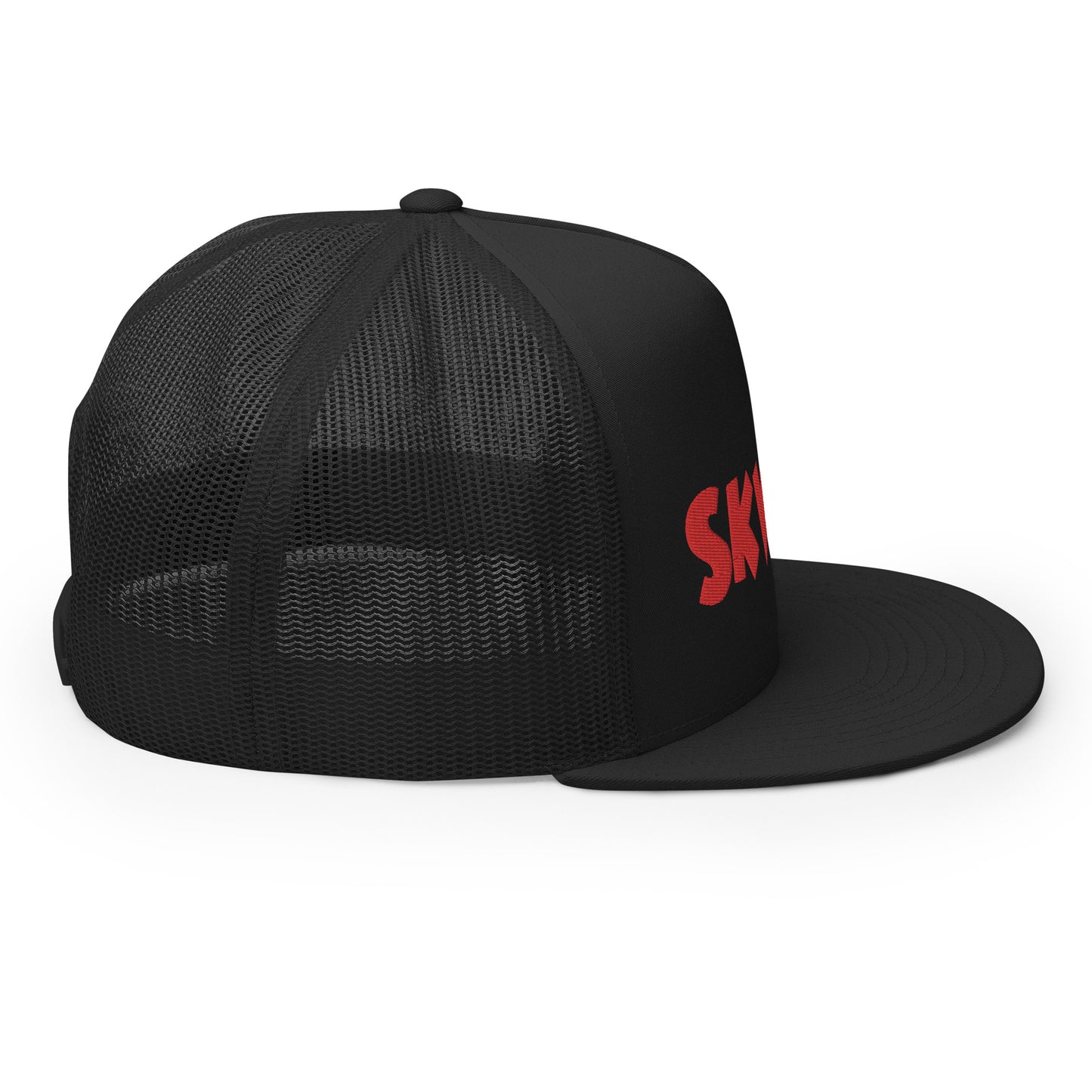 Skwok Brand / Hat / Trucker Cap / OG Logo / 3D Puff / Black / Red