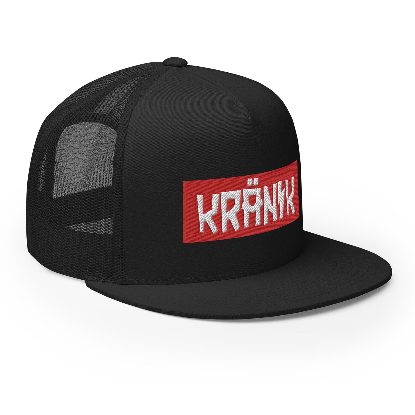 Kranik Brand Hat / Trucker / Red Box Moto Logo / Black