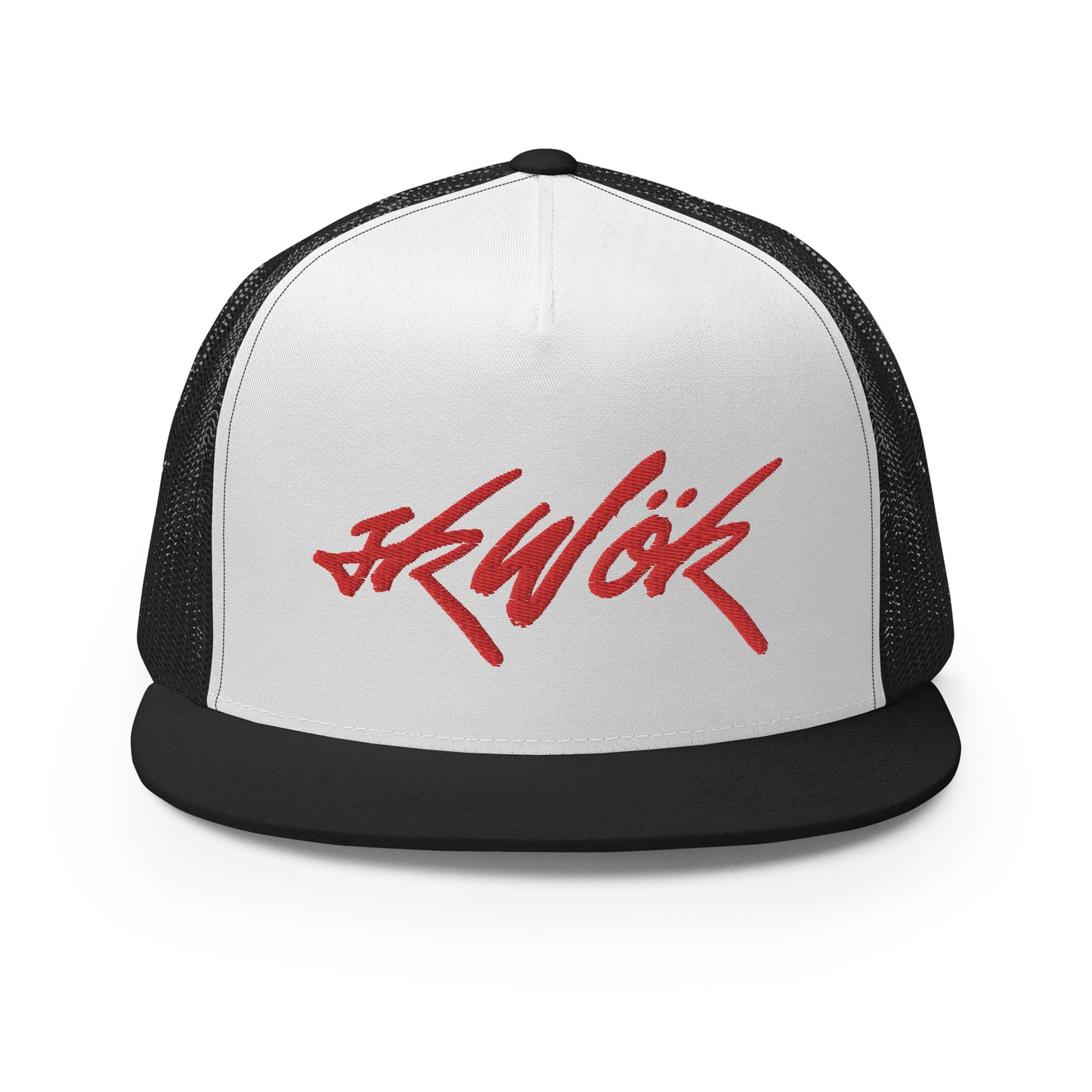 Skwok Brand / Hat / Trucker Cap / Tag Logo / Red