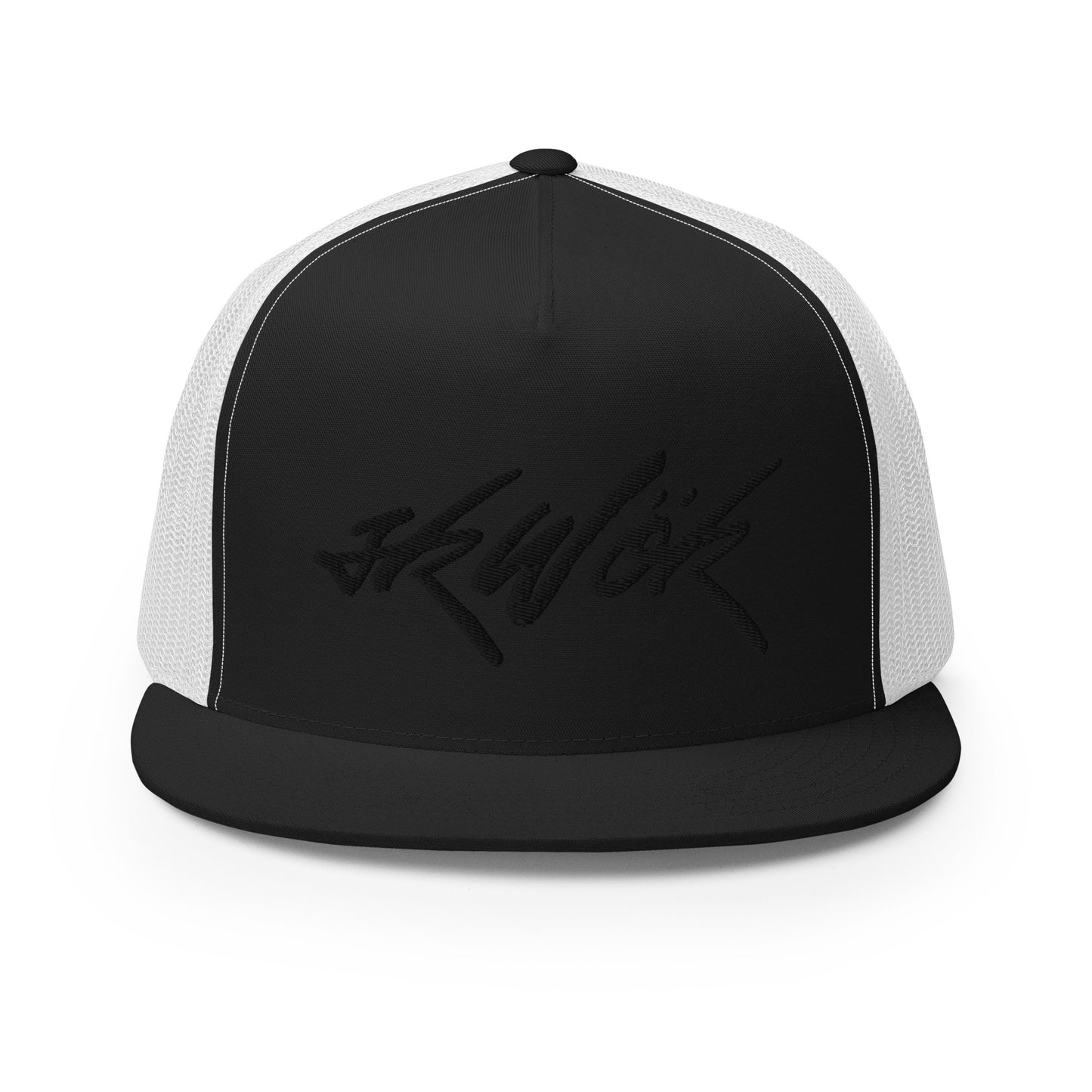 Skwok Brand / Hat / Trucker Cap / Tag Logo / Black