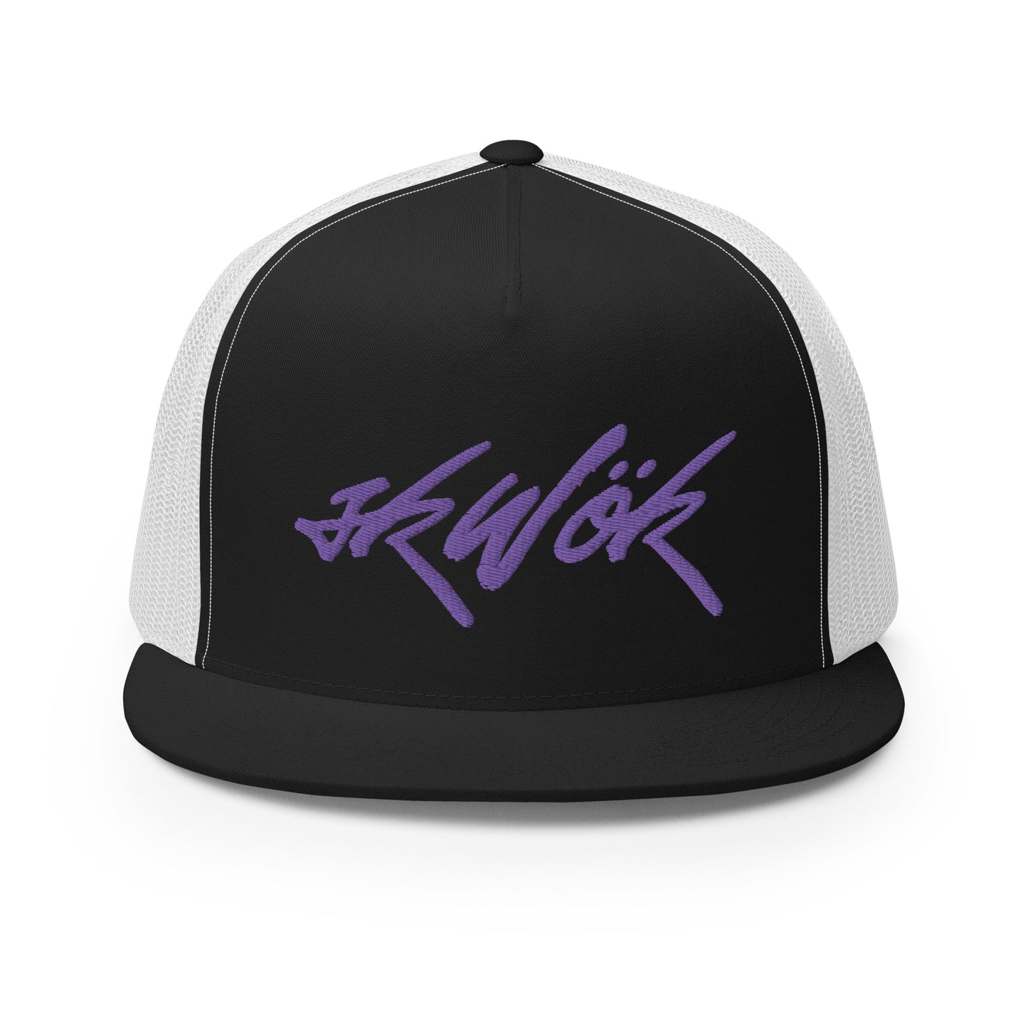 Skwok Brand / Hat / Trucker Cap / Tag Logo / Purple