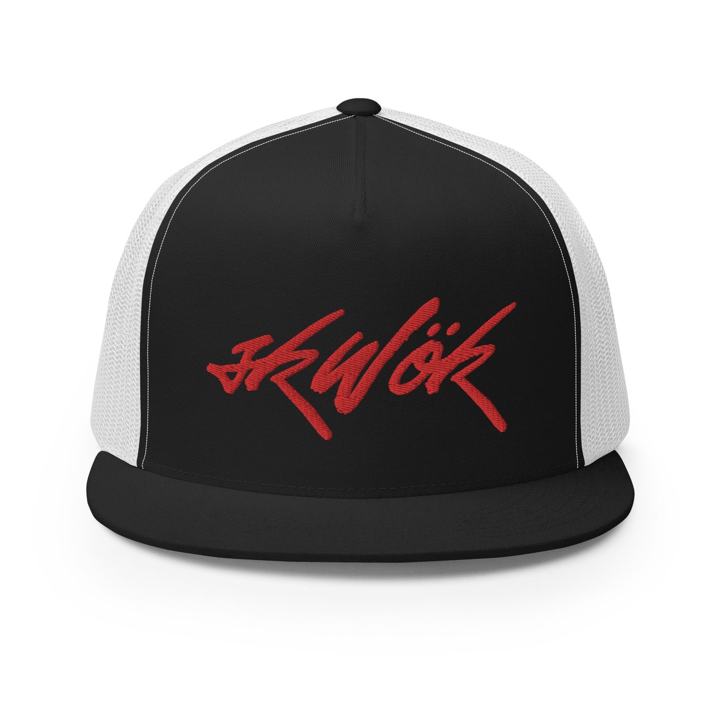 Skwok Brand / Hat / Trucker Cap / Tag Logo / Red