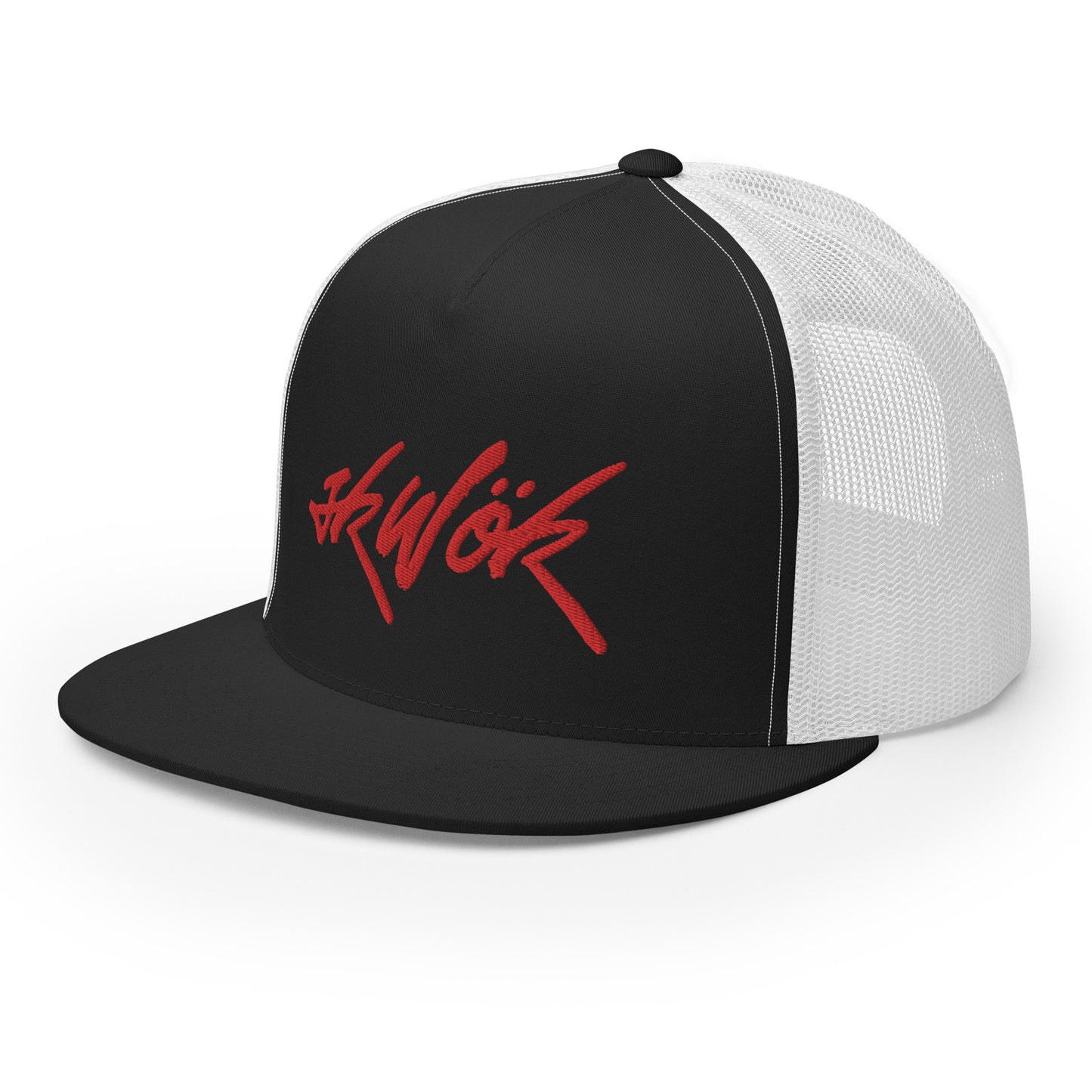 Skwok Brand / Hat / Trucker Cap / Tag Logo / Red