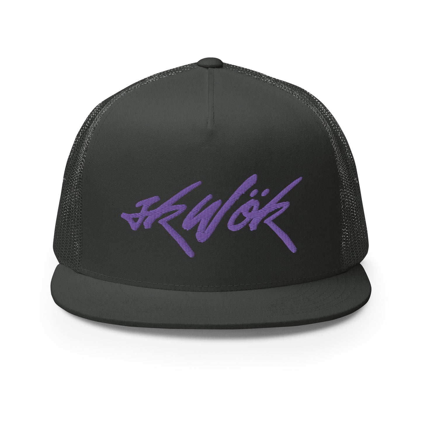 Skwok Brand / Hat / Trucker Cap / Tag Logo / Purple
