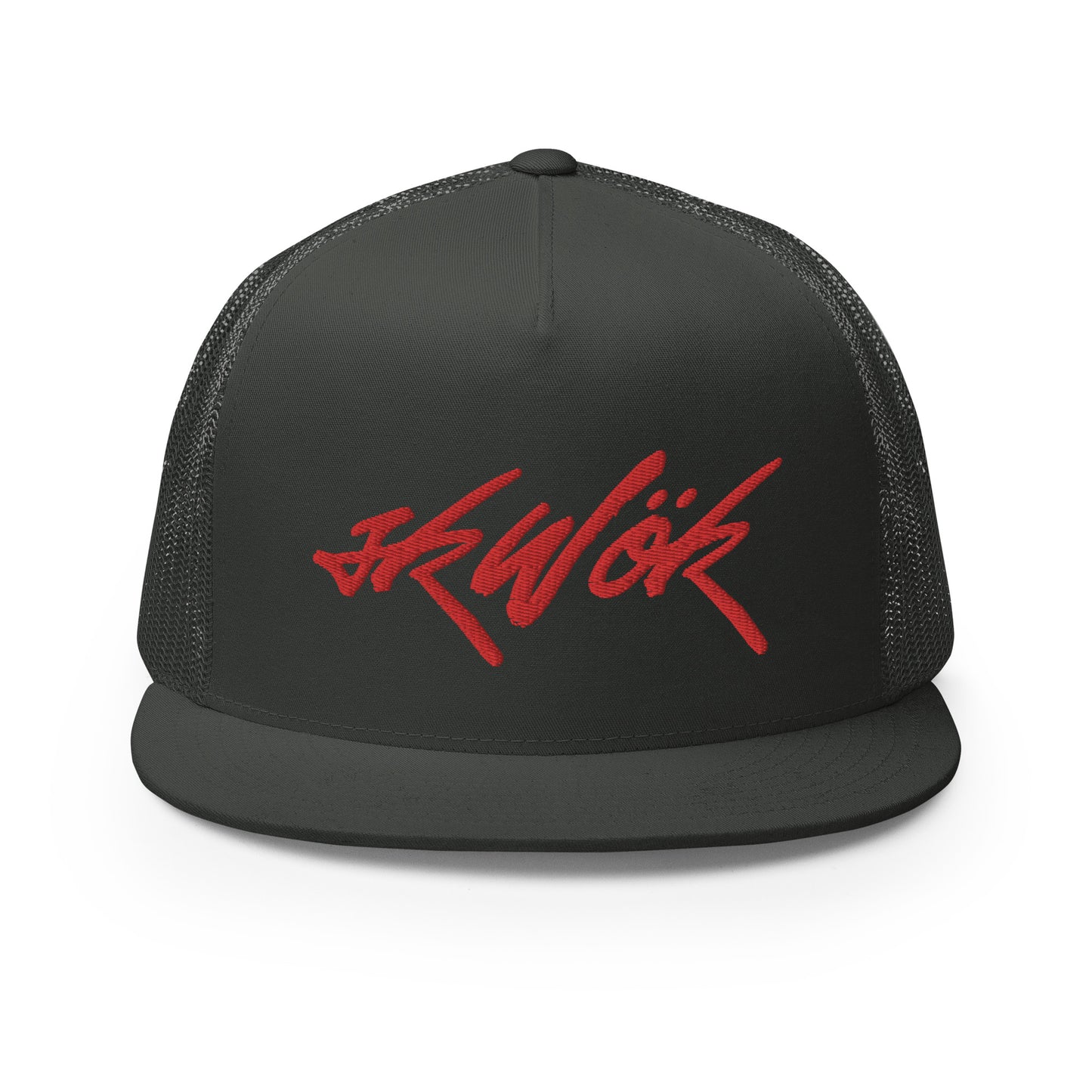 Skwok Brand / Hat / Trucker Cap / Tag Logo / Red
