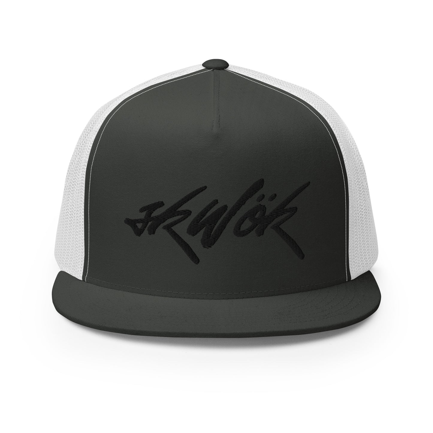 Skwok Brand / Hat / Trucker Cap / Tag Logo / Black