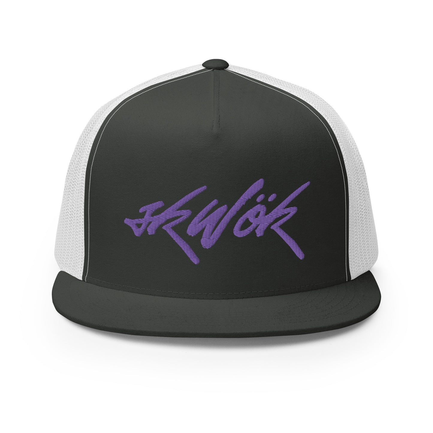 Skwok Brand / Hat / Trucker Cap / Tag Logo / Purple