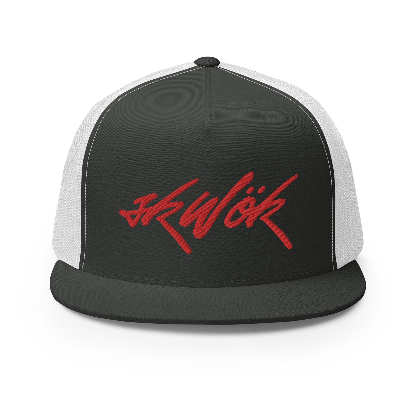 Skwok Brand / Hat / Trucker Cap / Tag Logo / Red