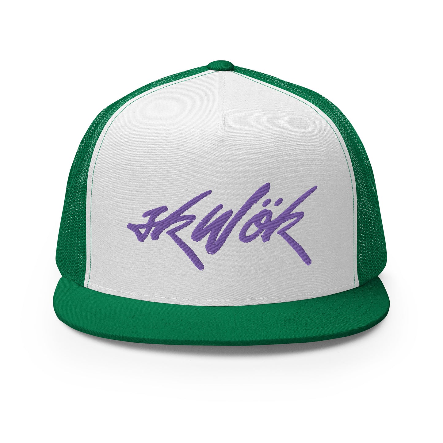 Skwok Brand / Hat / Trucker Cap / Tag Logo / Purple