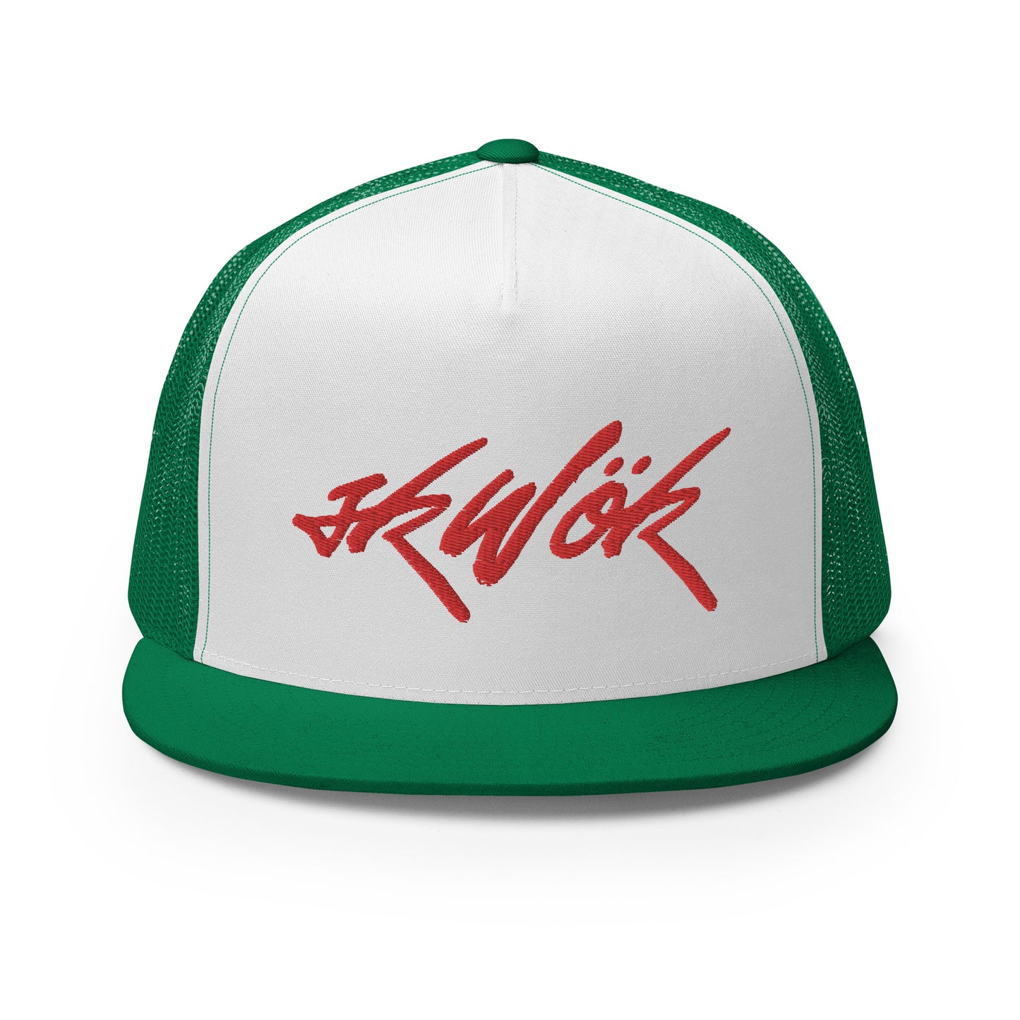 Skwok Brand / Hat / Trucker Cap / Tag Logo / Red