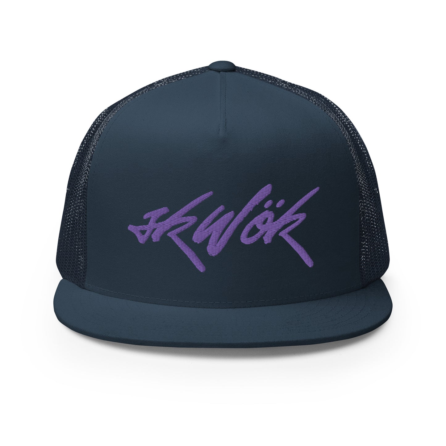 Skwok Brand / Hat / Trucker Cap / Tag Logo / Purple