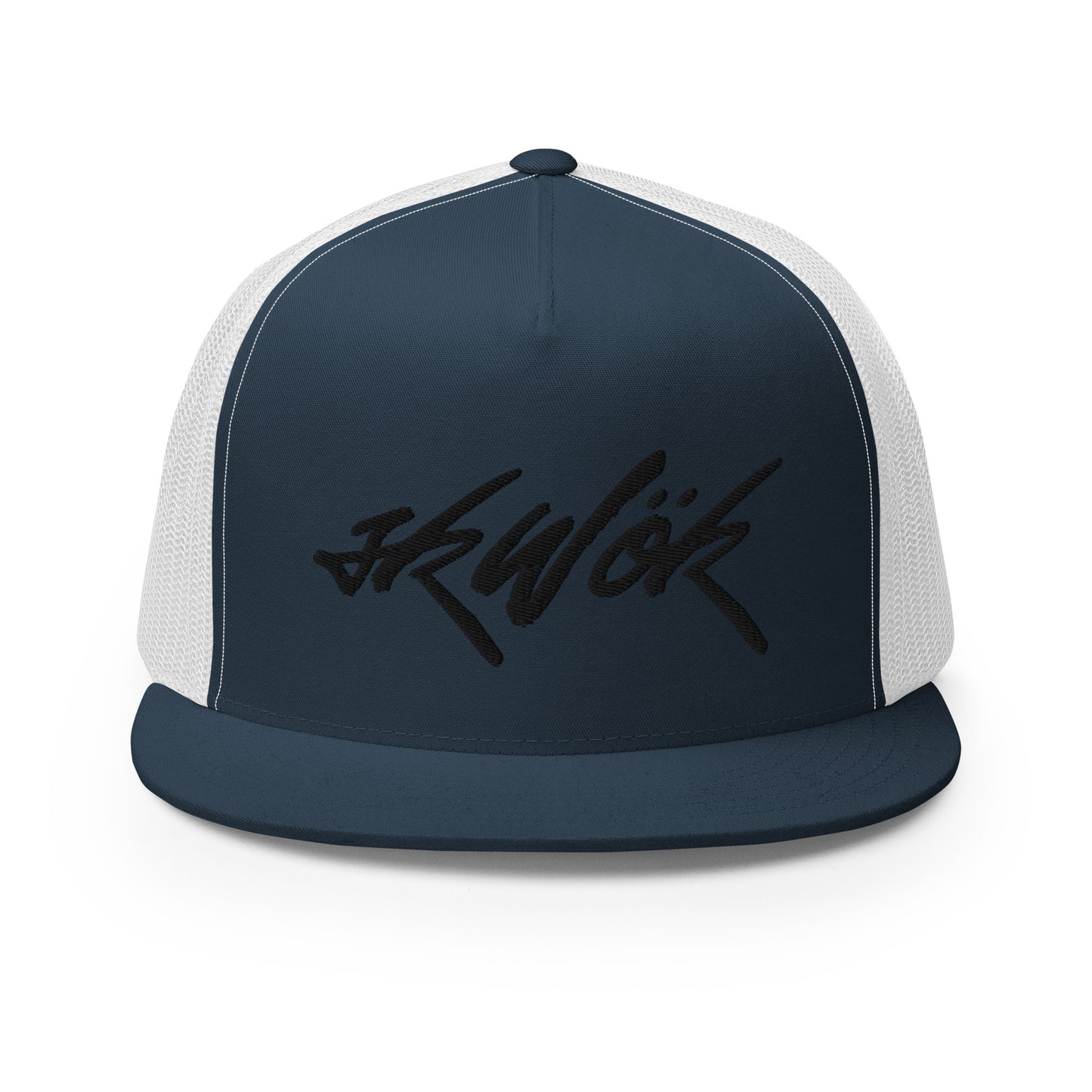 Skwok Brand / Hat / Trucker Cap / Tag Logo / Black