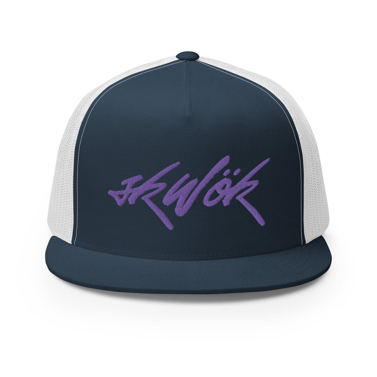 Skwok Brand / Hat / Trucker Cap / Tag Logo / Purple