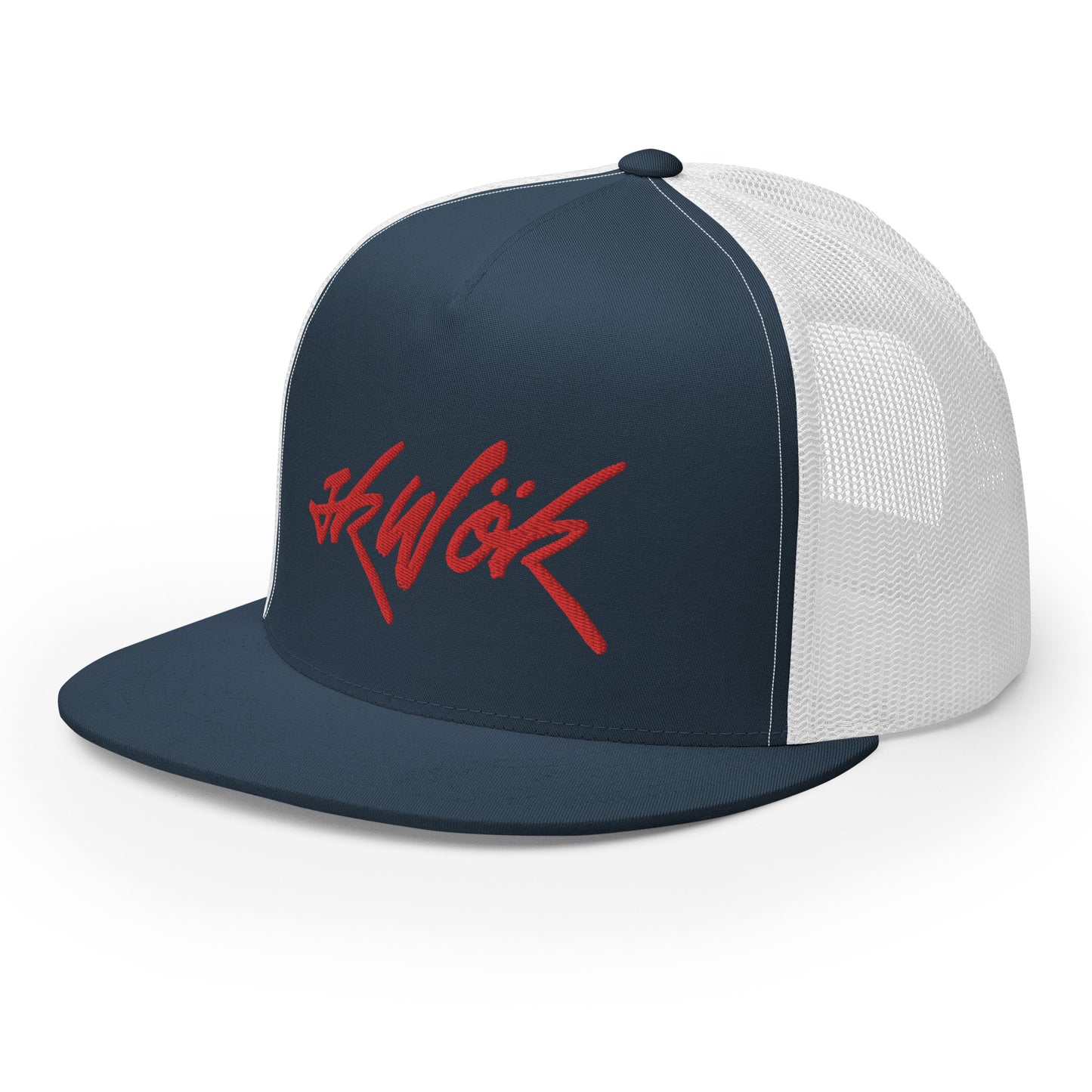 Skwok Brand / Hat / Trucker Cap / Tag Logo / Red