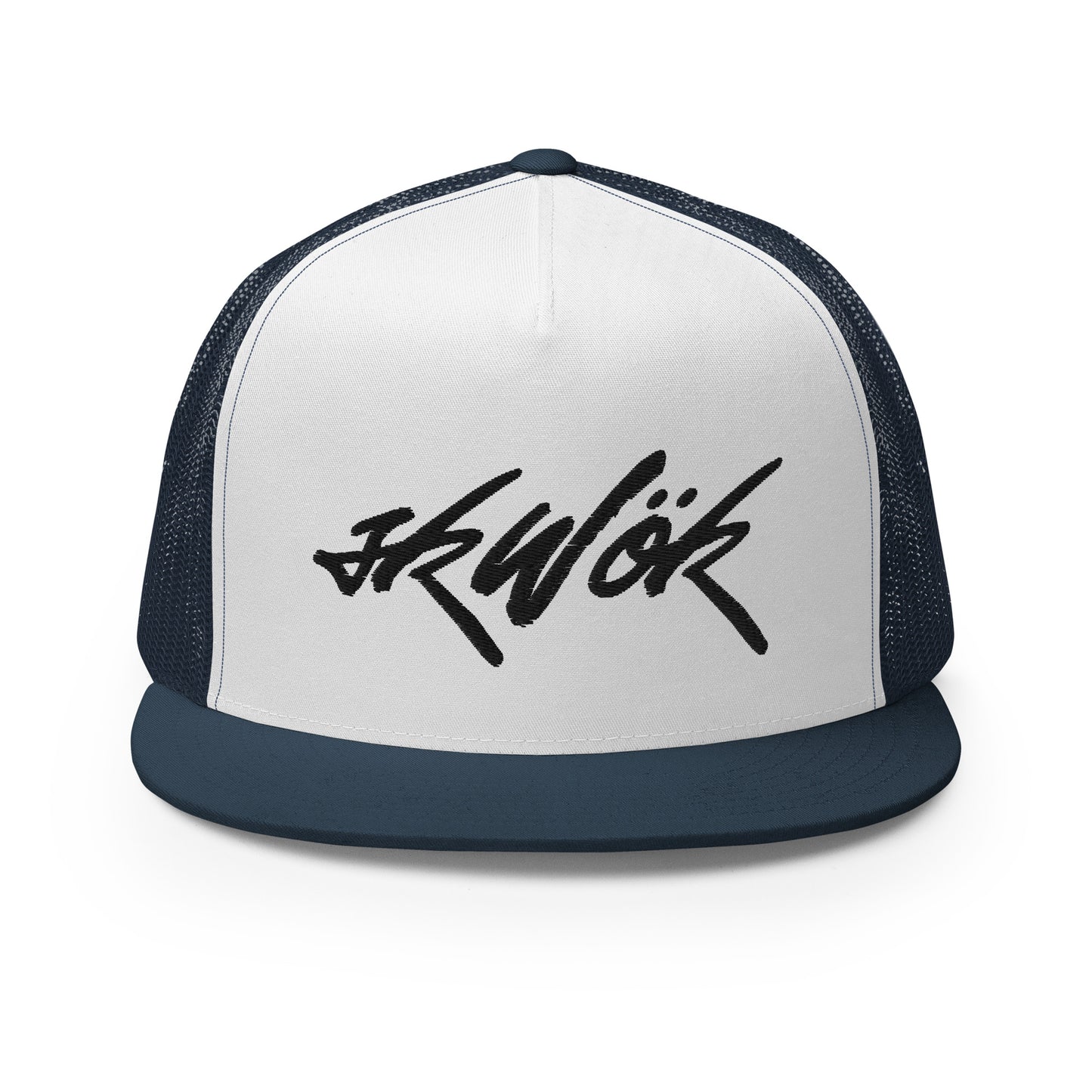 Skwok Brand / Hat / Trucker Cap / Tag Logo / Black