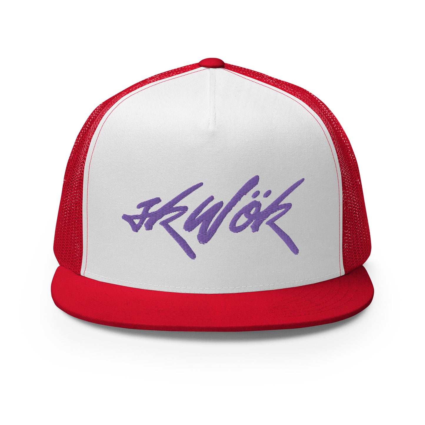Skwok Brand / Hat / Trucker Cap / Tag Logo / Purple