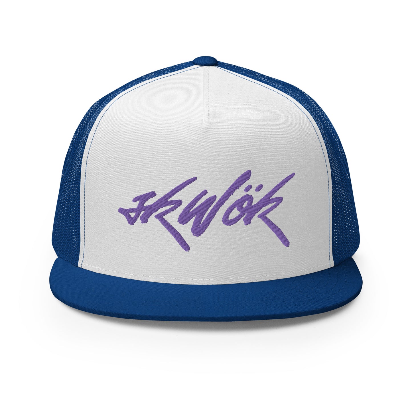 Skwok Brand / Hat / Trucker Cap / Tag Logo / Purple