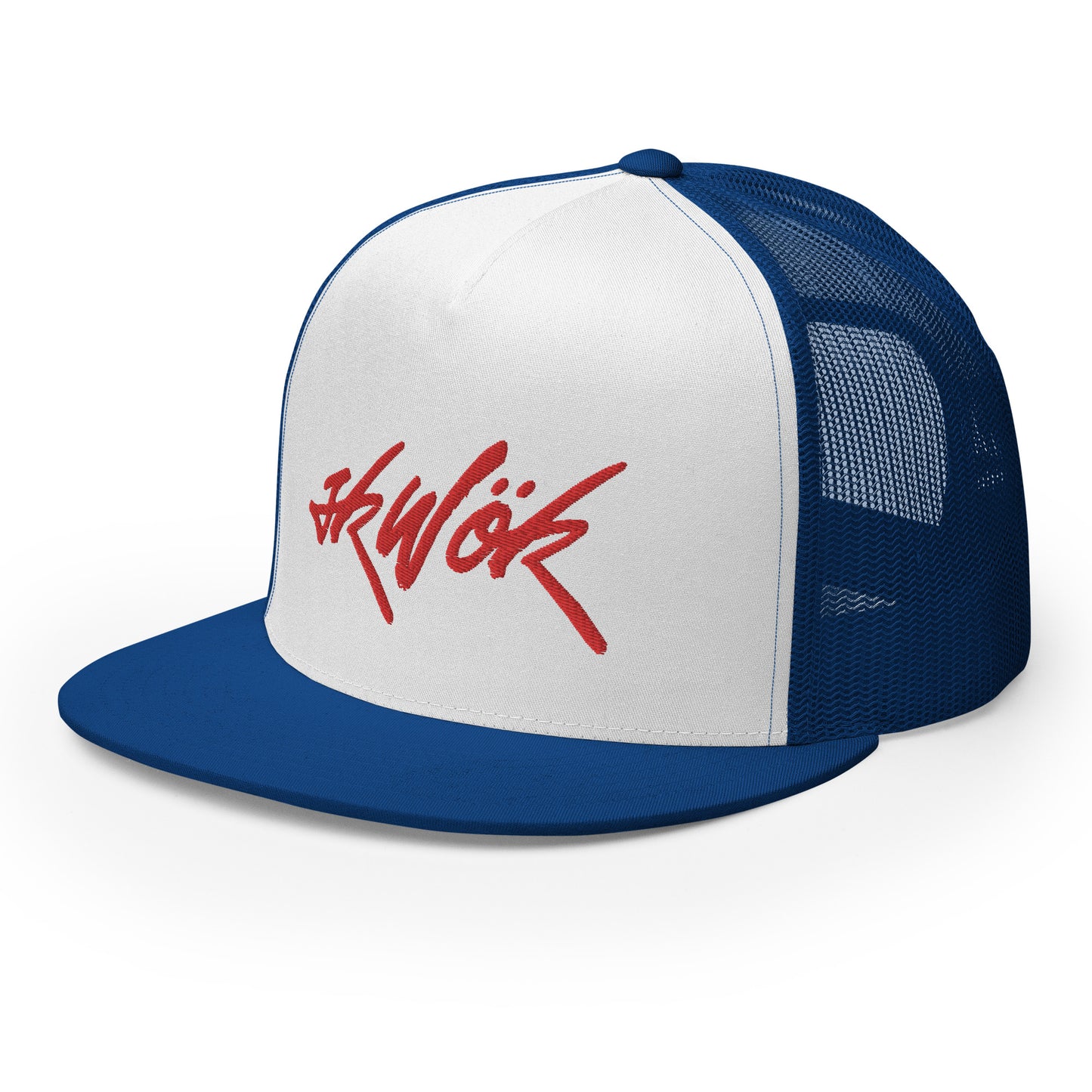 Skwok Brand / Hat / Trucker Cap / Tag Logo / Red