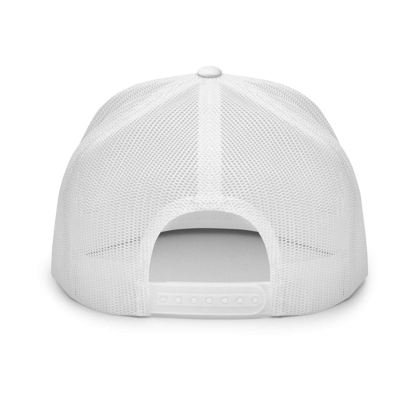 Kranik Brand Hat / Trucker Cap / Red Box Dare Logo / White