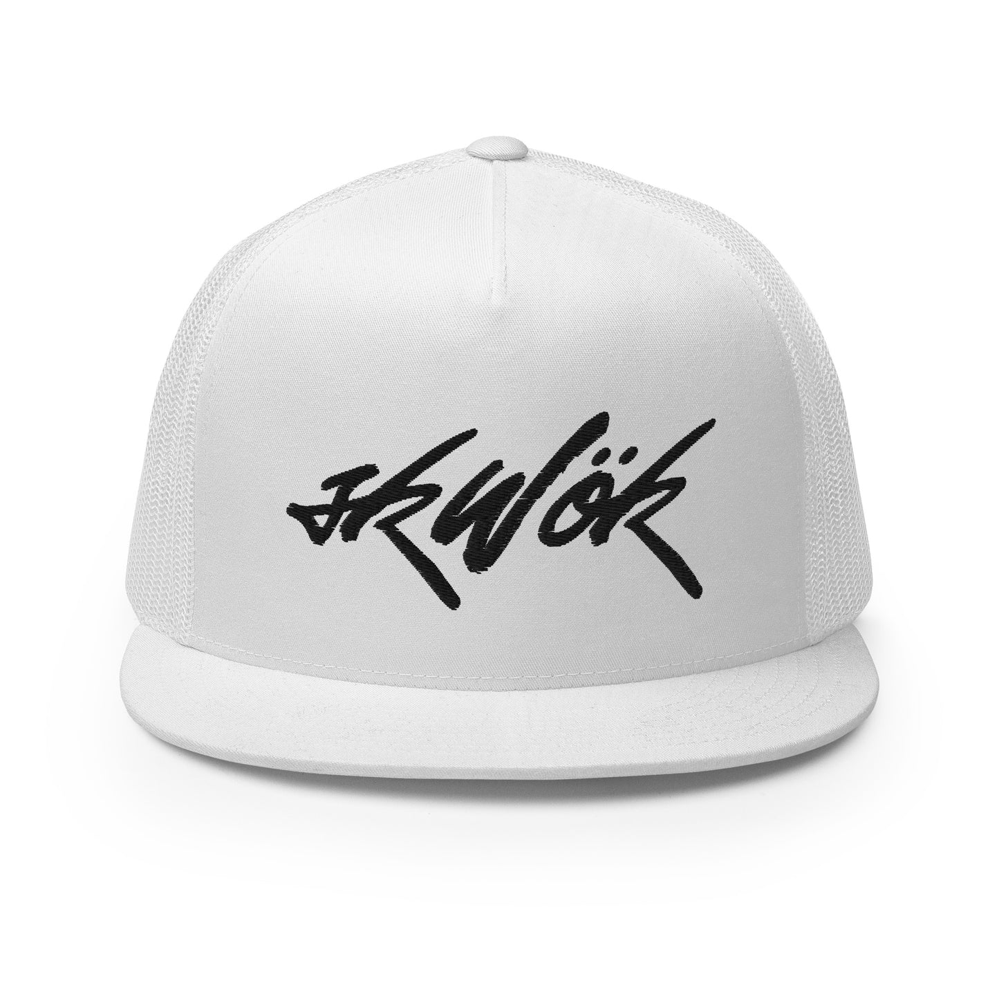 Skwok Brand / Hat / Trucker Cap / Tag Logo / Black