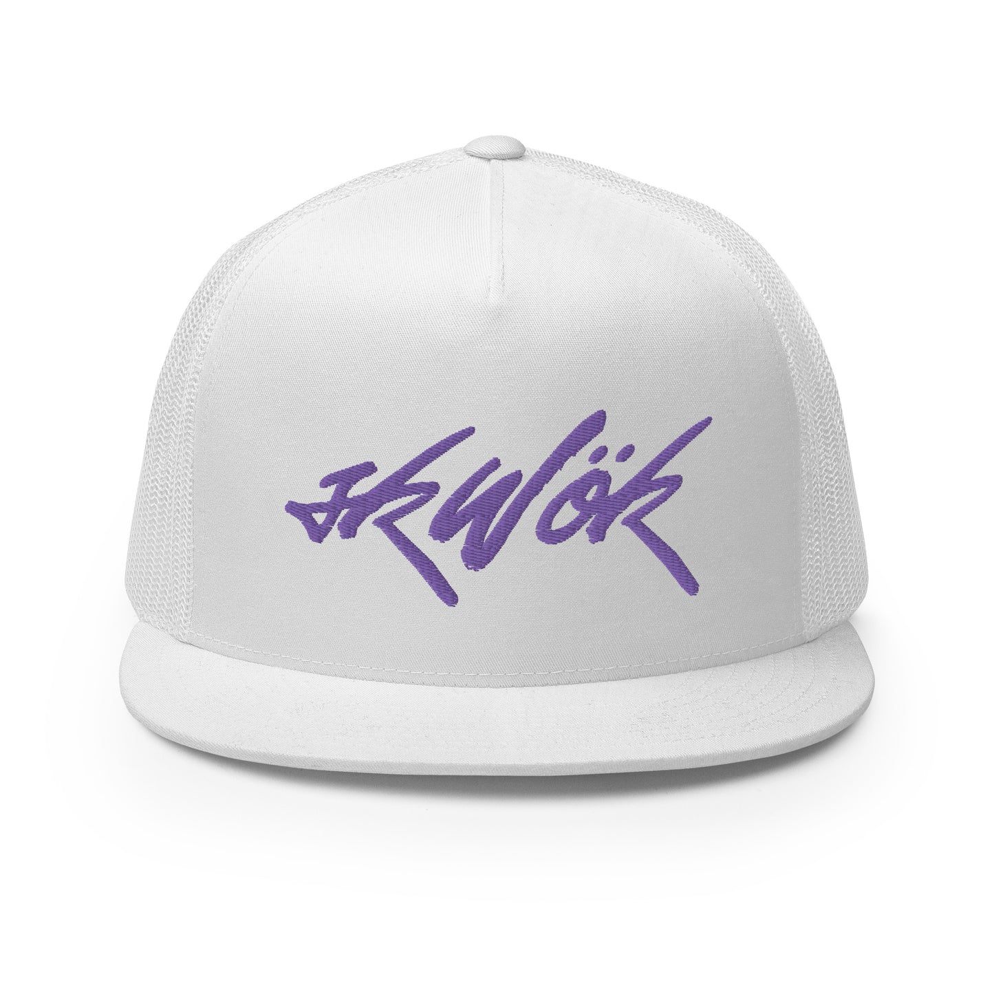 Skwok Brand / Hat / Trucker Cap / Tag Logo / Purple