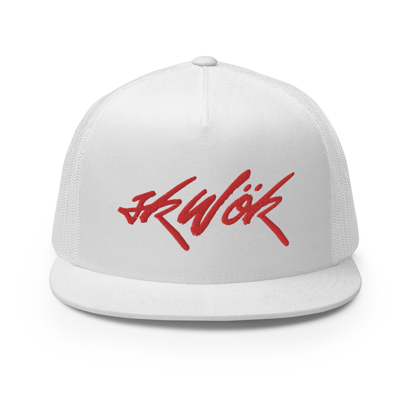 Skwok Brand / Hat / Trucker Cap / Tag Logo / Red