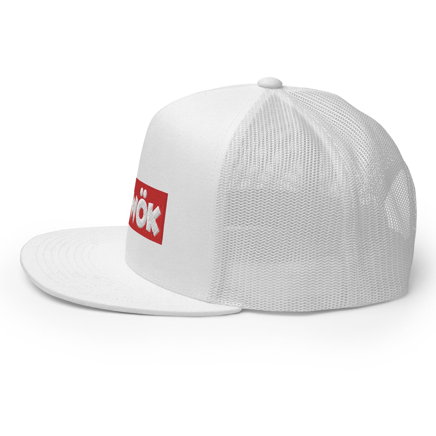 Skwok Brand / Hat / Trucker Cap / Box Logo / White