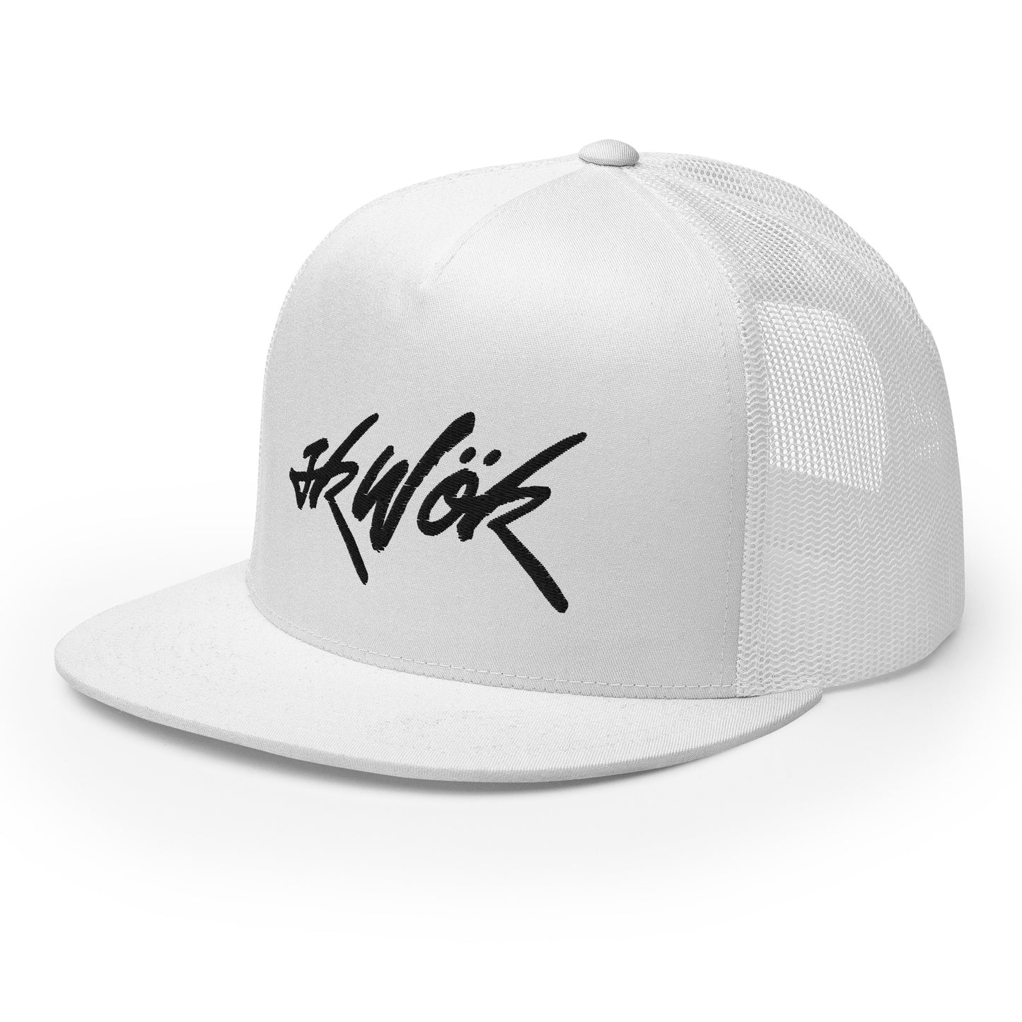 Skwok Brand / Hat / Trucker Cap / Tag Logo / Black