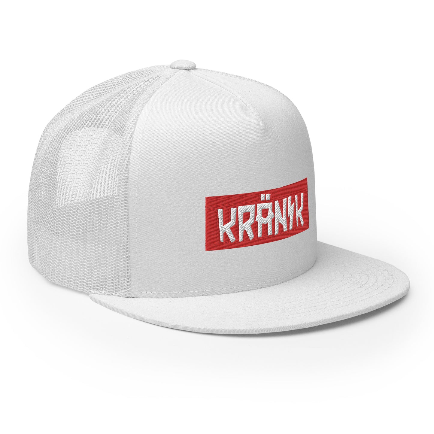 Kranik Brand Hat / Trucker / Red Box Moto / White
