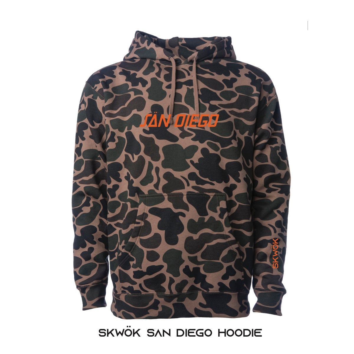 Skwok San Diego Hoodie - Camouflage - 10oz - (6 Color Options)