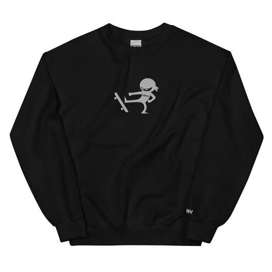 Kranik Brand / 8oz Gildan Crew / Ninja Logo / Skate / Embroidered