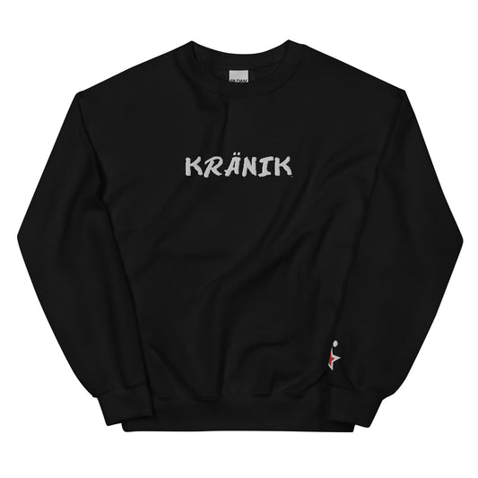 Kranik Brand / 8oz Gildan Crew / OG DARE Logo / White / Embroidered