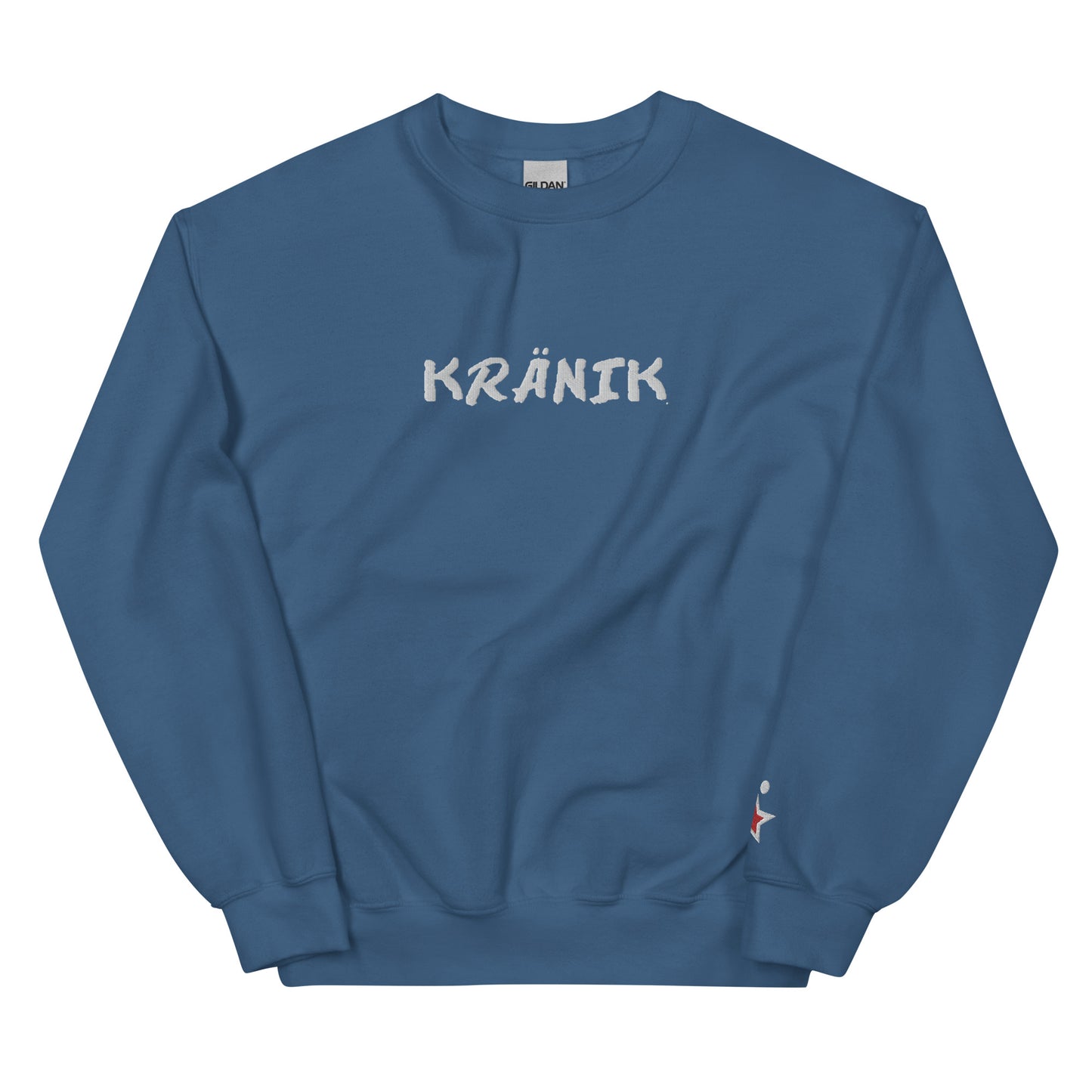 Kranik Brand / 8oz Gildan Crew / OG DARE Logo / White / Embroidered