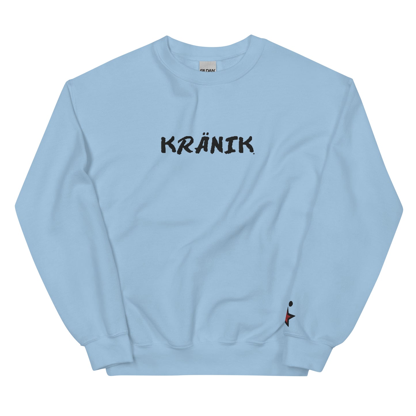 Kranik Brand / 8oz Gildan Crew / OG DARE Logo / White / Embroidered