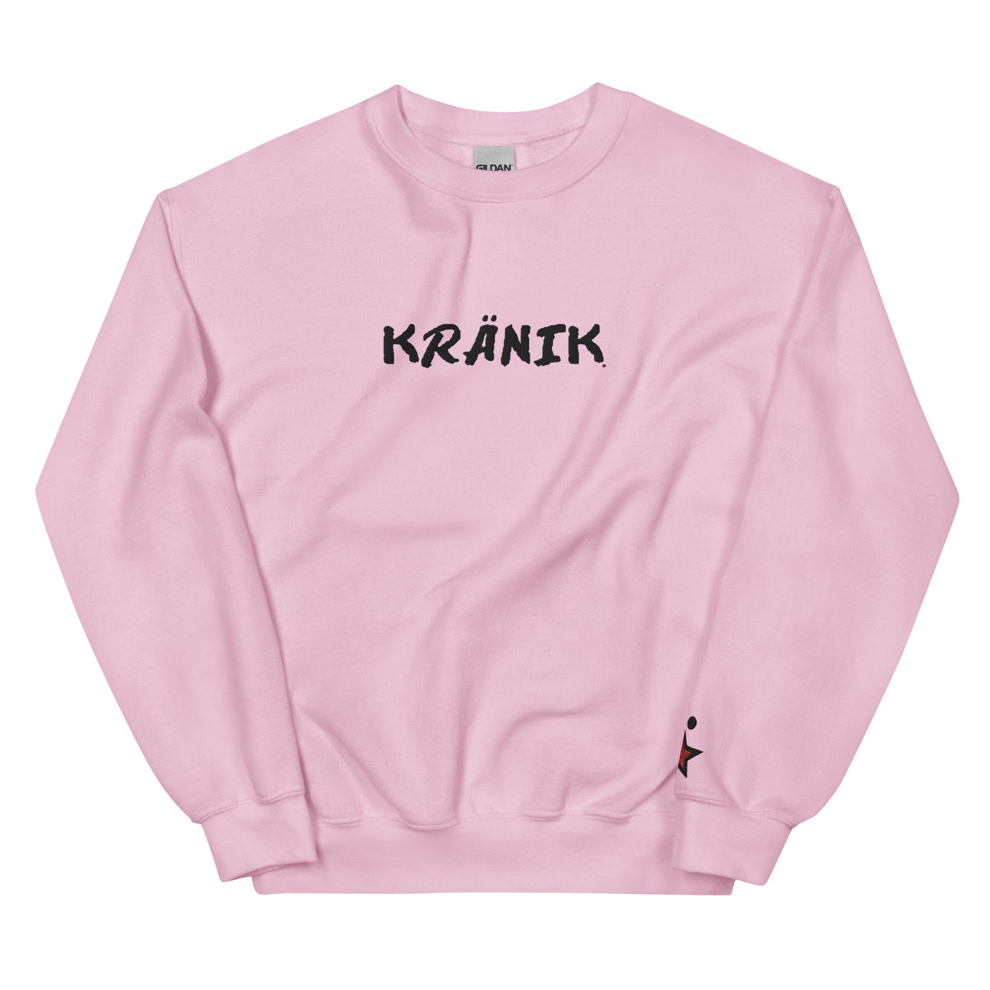 Kranik Brand / 8oz Gildan Crew / OG DARE Logo / White / Embroidered