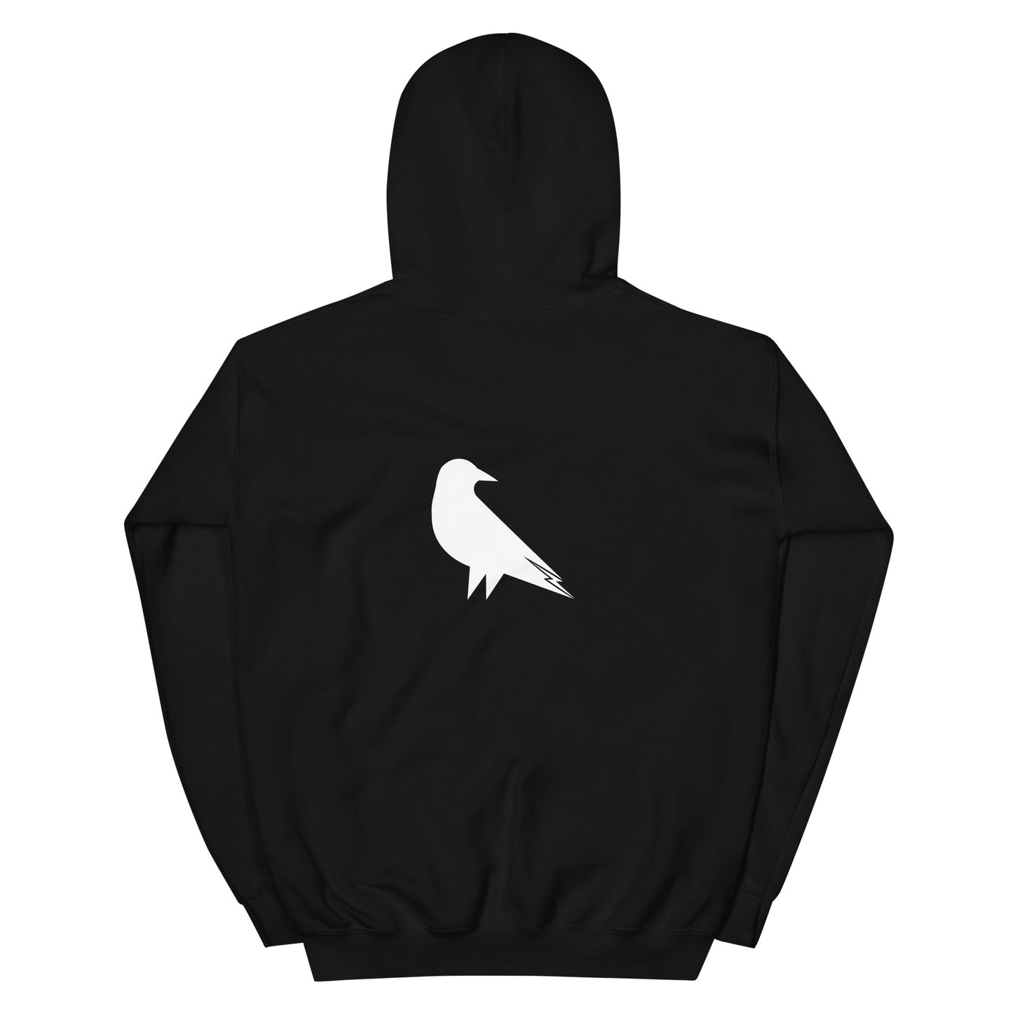 Skwok Brand (05) / 8oz Gildan Hoodie / Raven I Logo / Front - Back