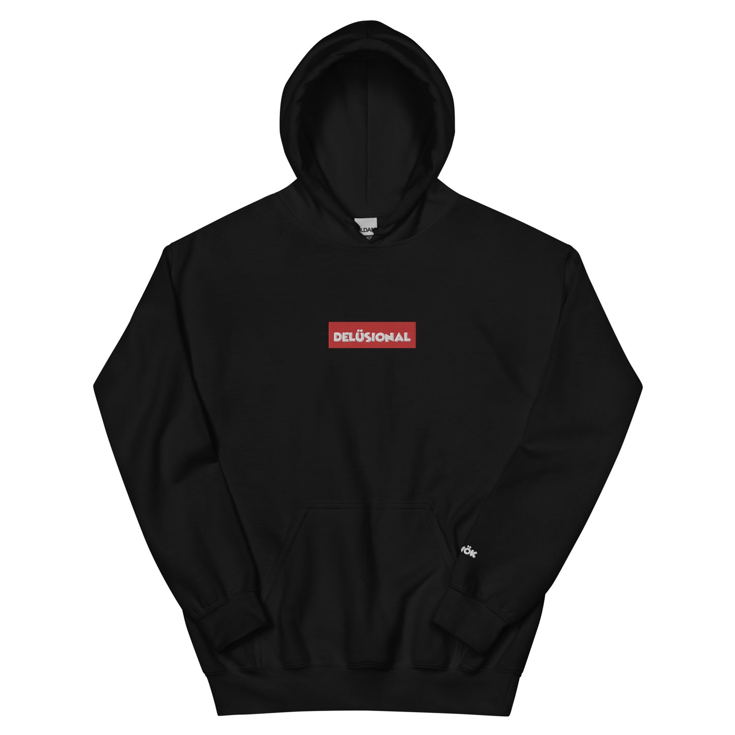 Delusional Brand / #04 / Hoodie / Red Box Logo