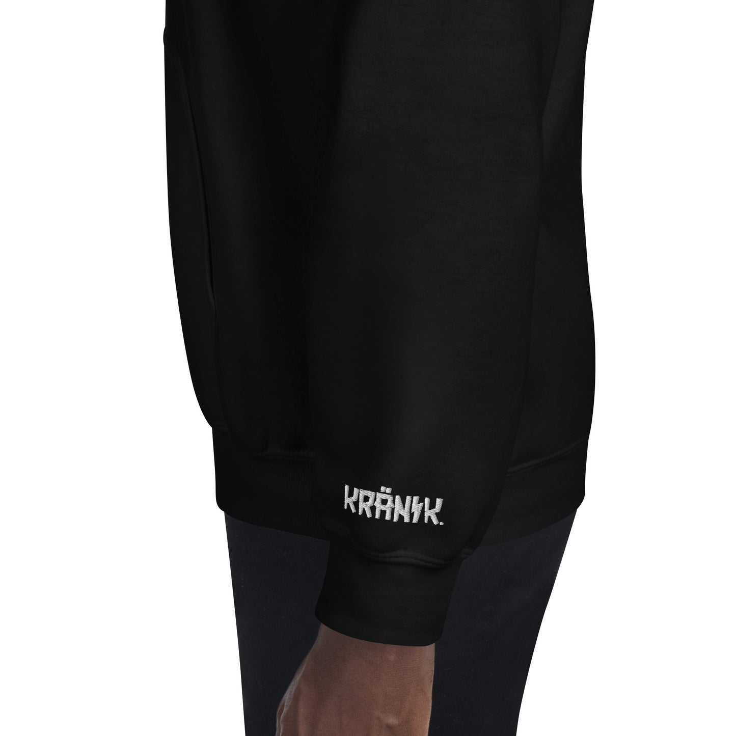 Kranik Brand / 8oz Gildan Hoodie / Embroidered / Skate Ninja Logo / Front Only