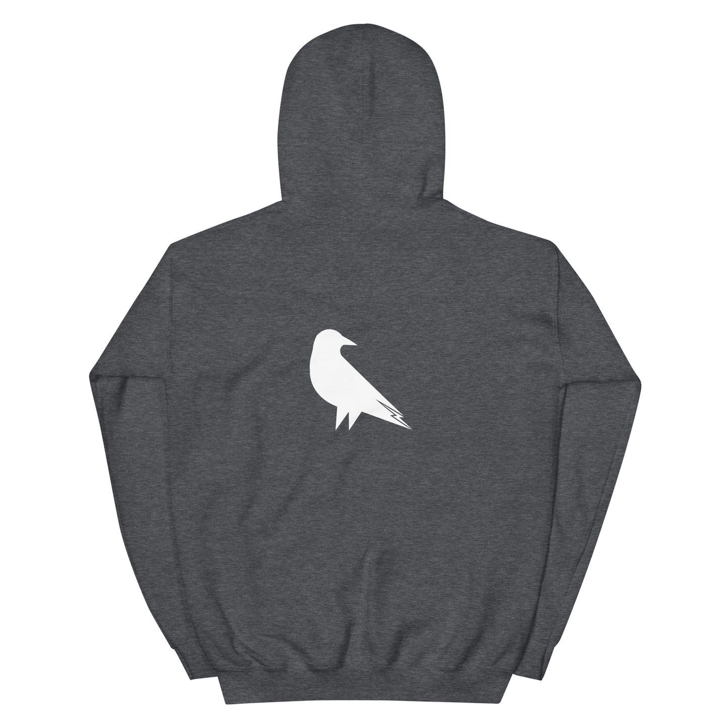 Skwok Brand (05) / 8oz Gildan Hoodie / Raven I Logo / Front - Back