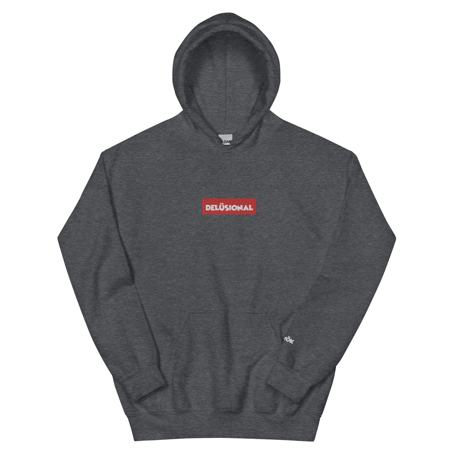 Delusional Brand / #04 / Hoodie / Red Box Logo