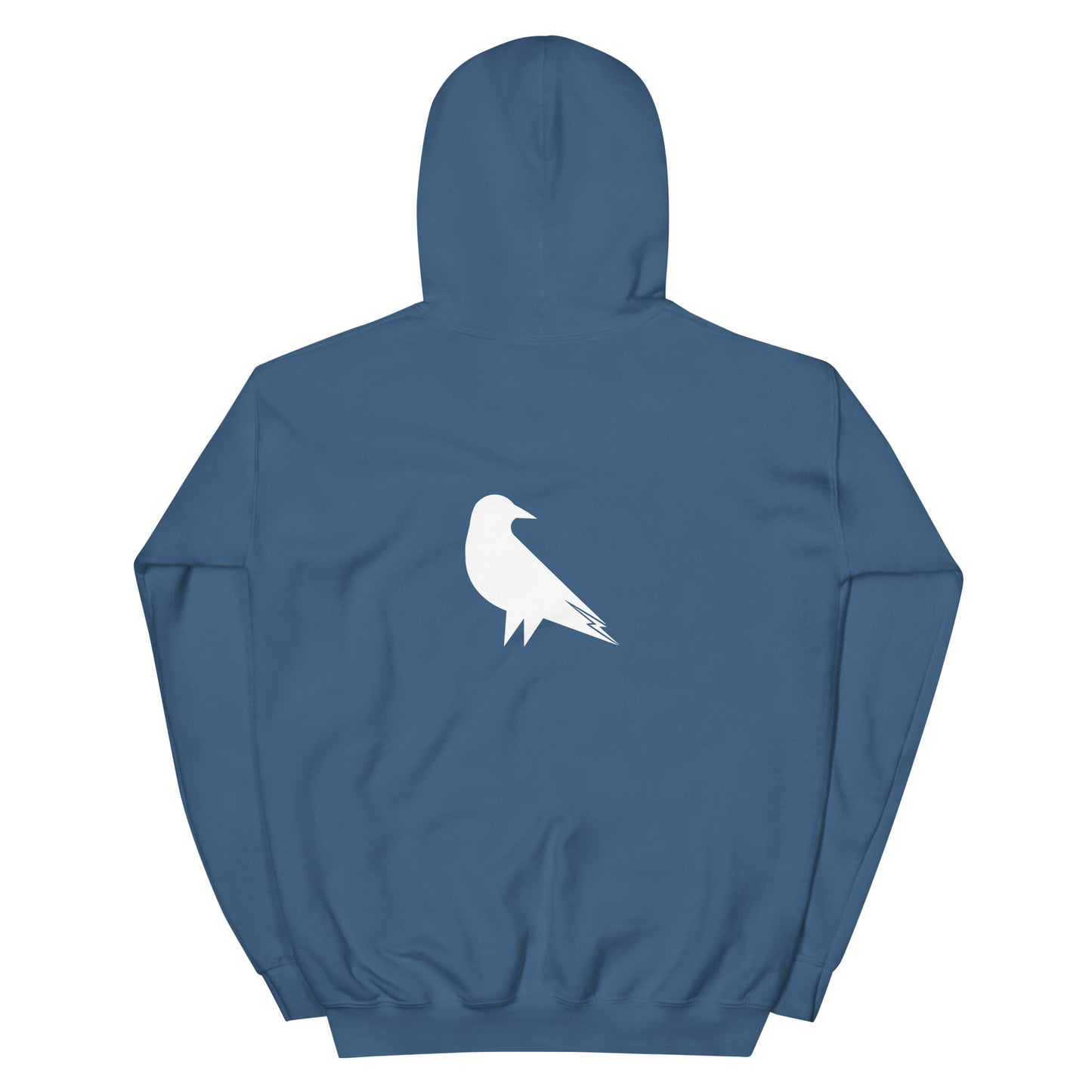 Skwok Brand (05) / 8oz Gildan Hoodie / Raven I Logo / Front - Back