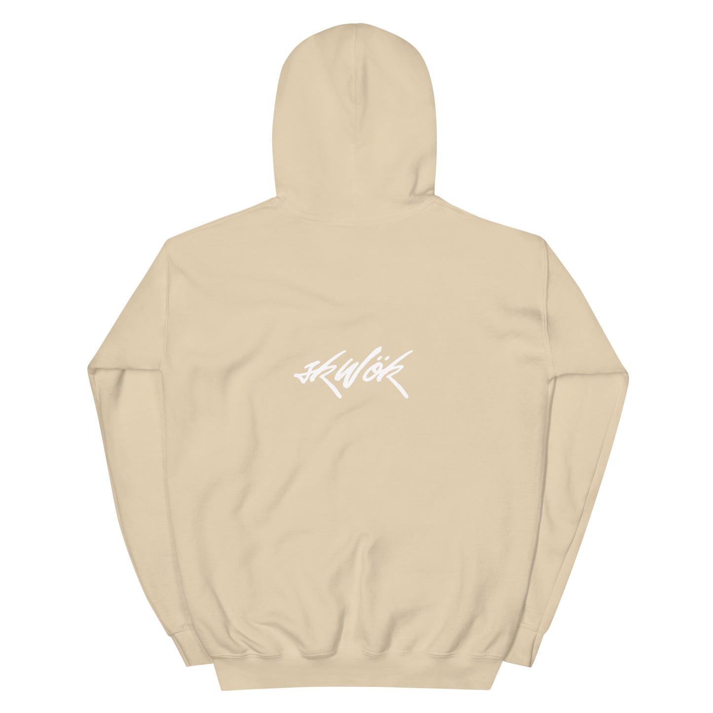 Skwok Brand (04) / 8oz Gildan Hoodie / Tag Logo / Front - Back