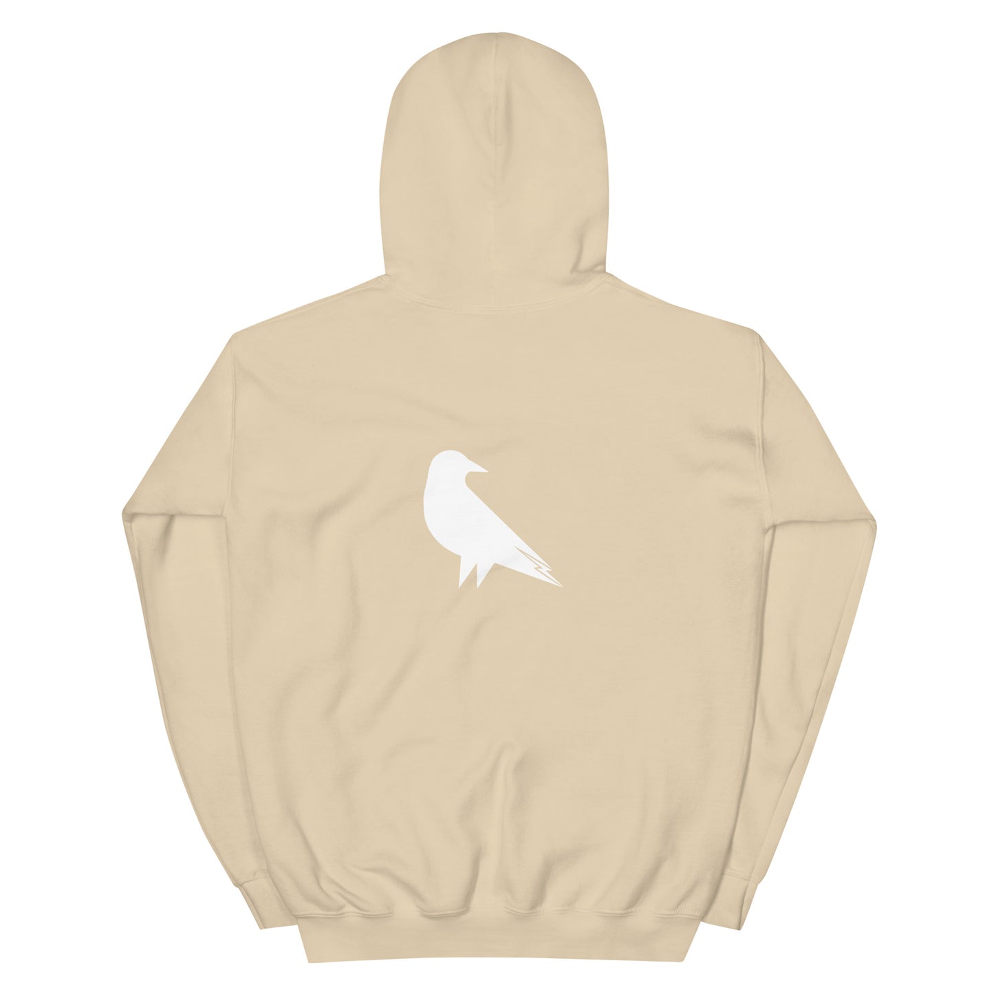 Skwok Brand (05) / 8oz Gildan Hoodie / Raven I Logo / Front - Back